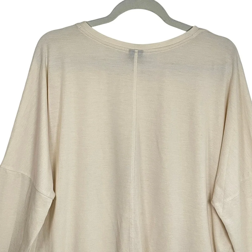 REI Cooperative XXLarge Cream Long‎ Sleeve Top Relaxed Outdoor Casual - Picture 4 of 10